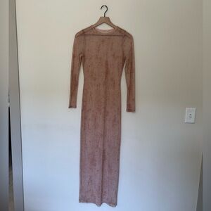 FASHION NOVA Mesh cover up dress